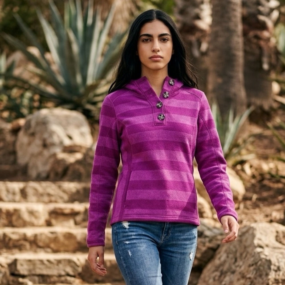 Avalanche thermal pullover fleece hoodie